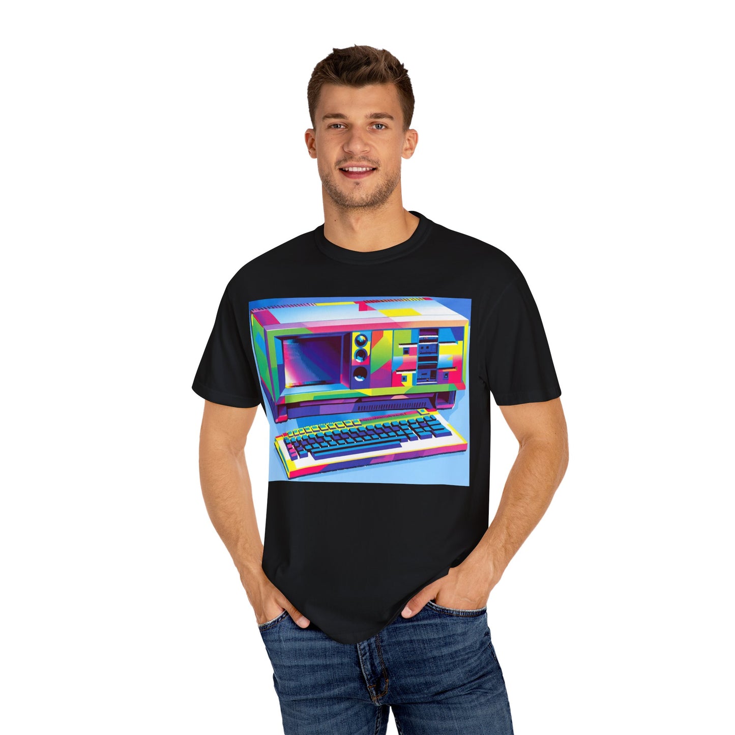 Classic Hyperion Portable PC T-Shirt - Print Art Multi-Color