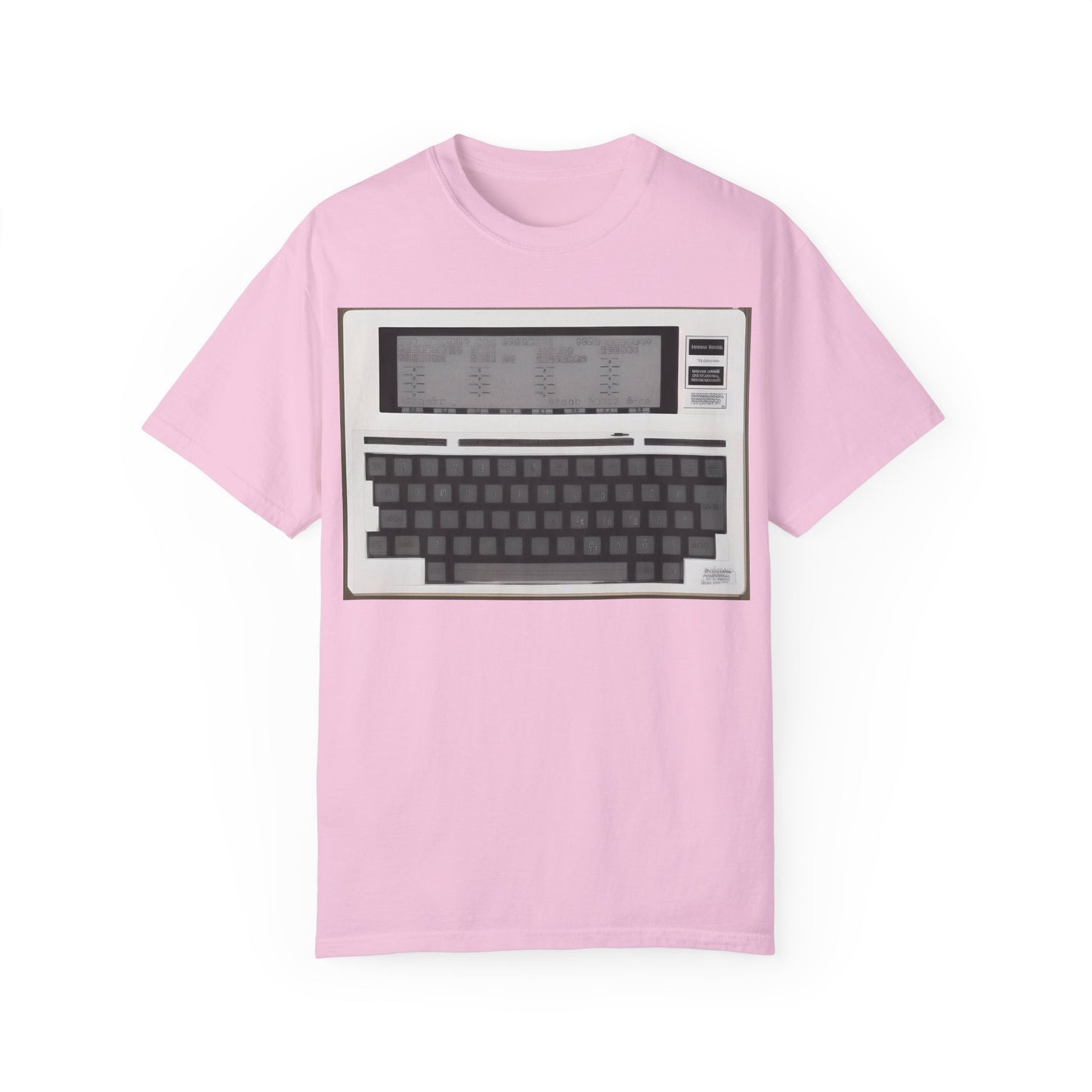 Classic Laptop PC T-Shirt - Print Art Monochrome