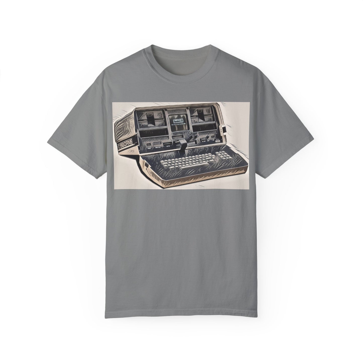 OSBORNE Computer T-Shirt - Ink Art Monochrome