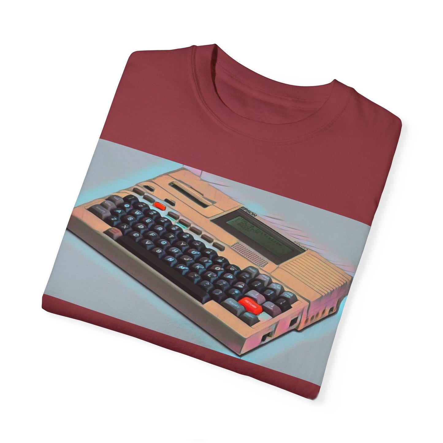 Classic Laptop Computer T-Shirt - Modern Art Color
