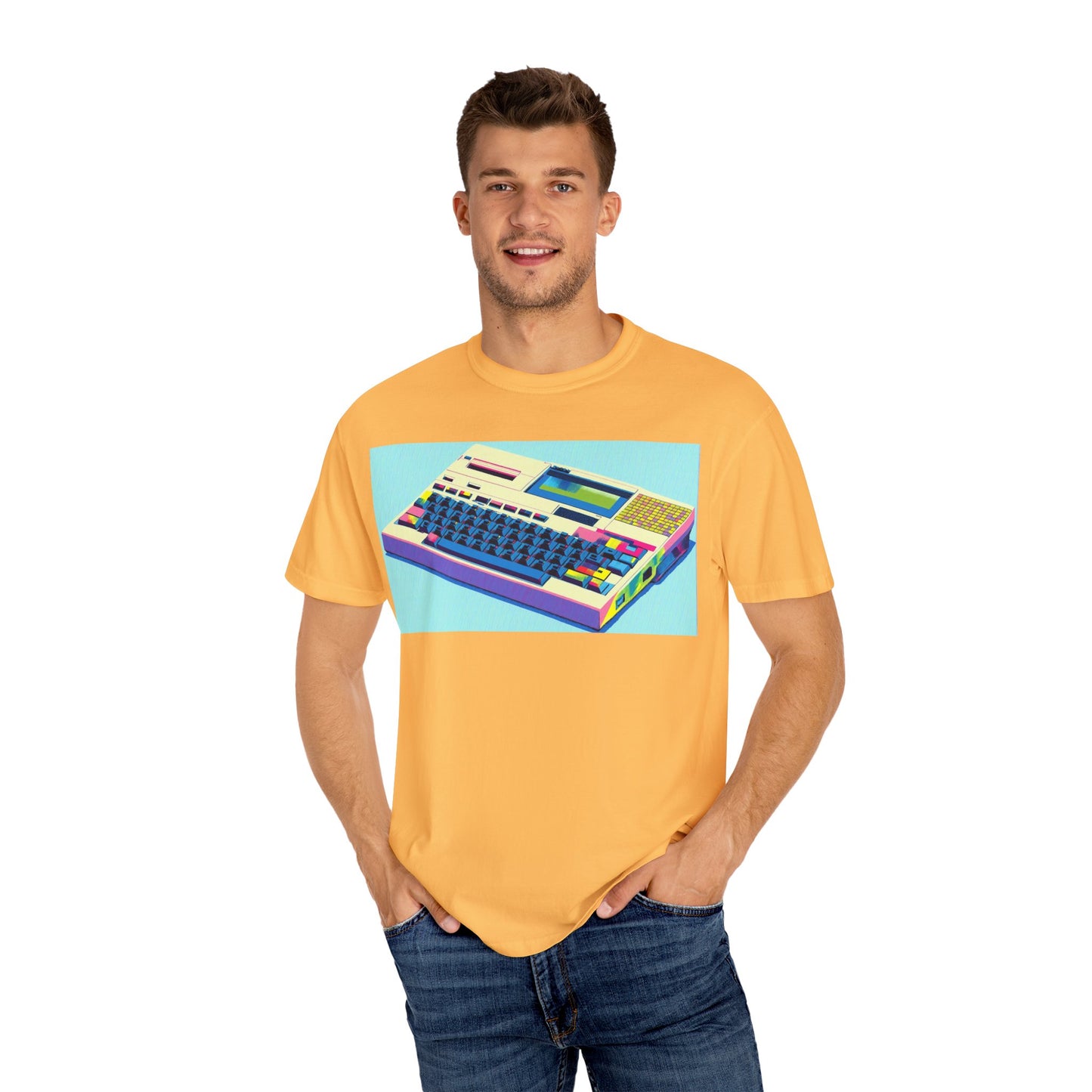 Classic Laptop Computer T-Shirt - Print Art Multi-Color