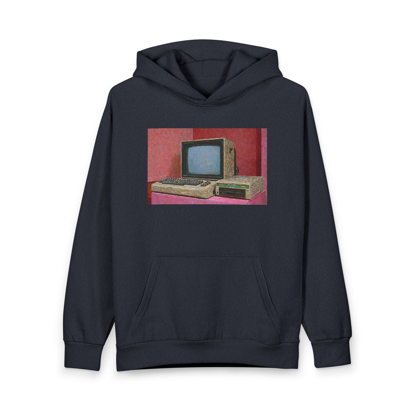 Retro Computer Hoodie — Vintage Home Computer Graphic Pullover