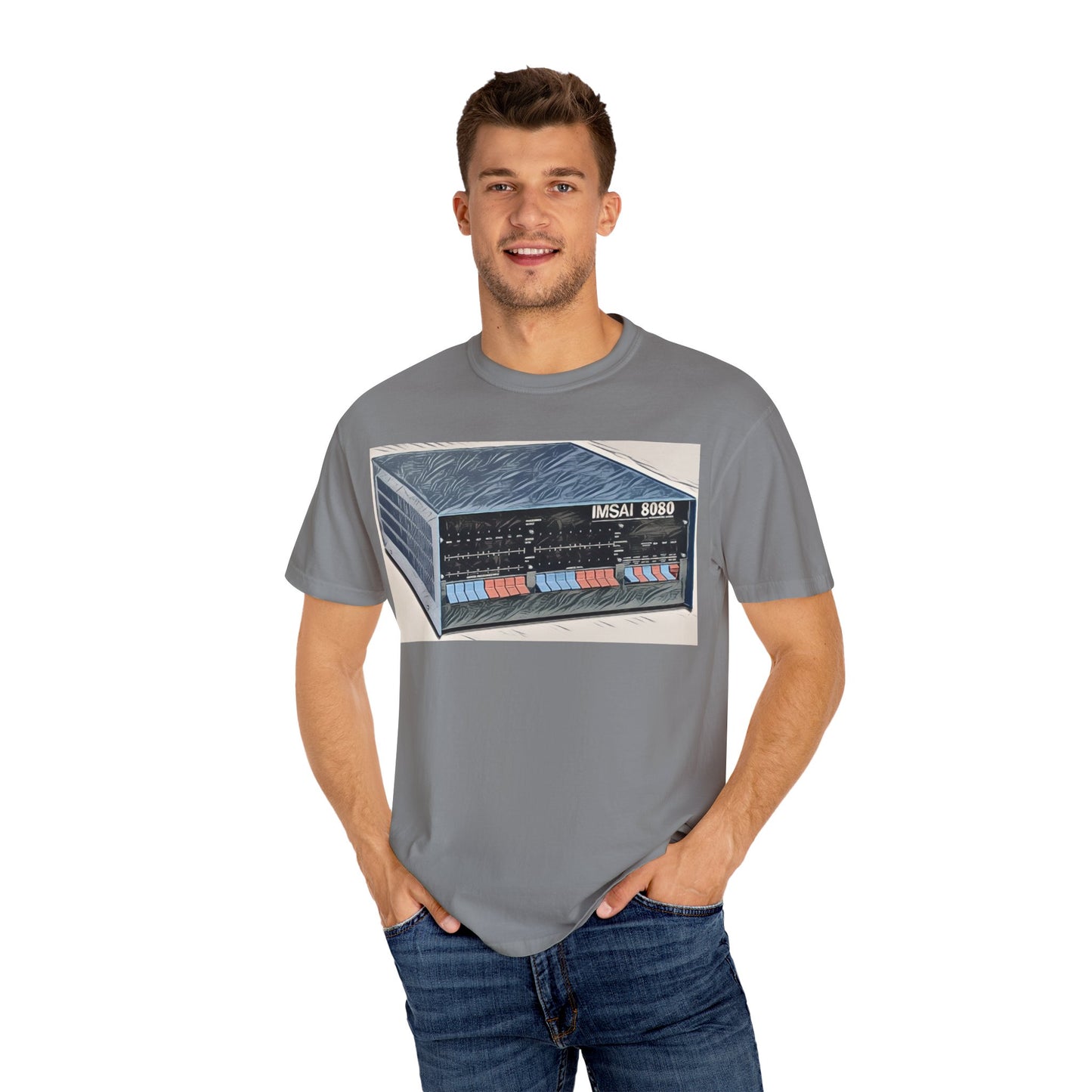 IMSAI 8080 Computer T-Shirt - Ink Art Limited Color