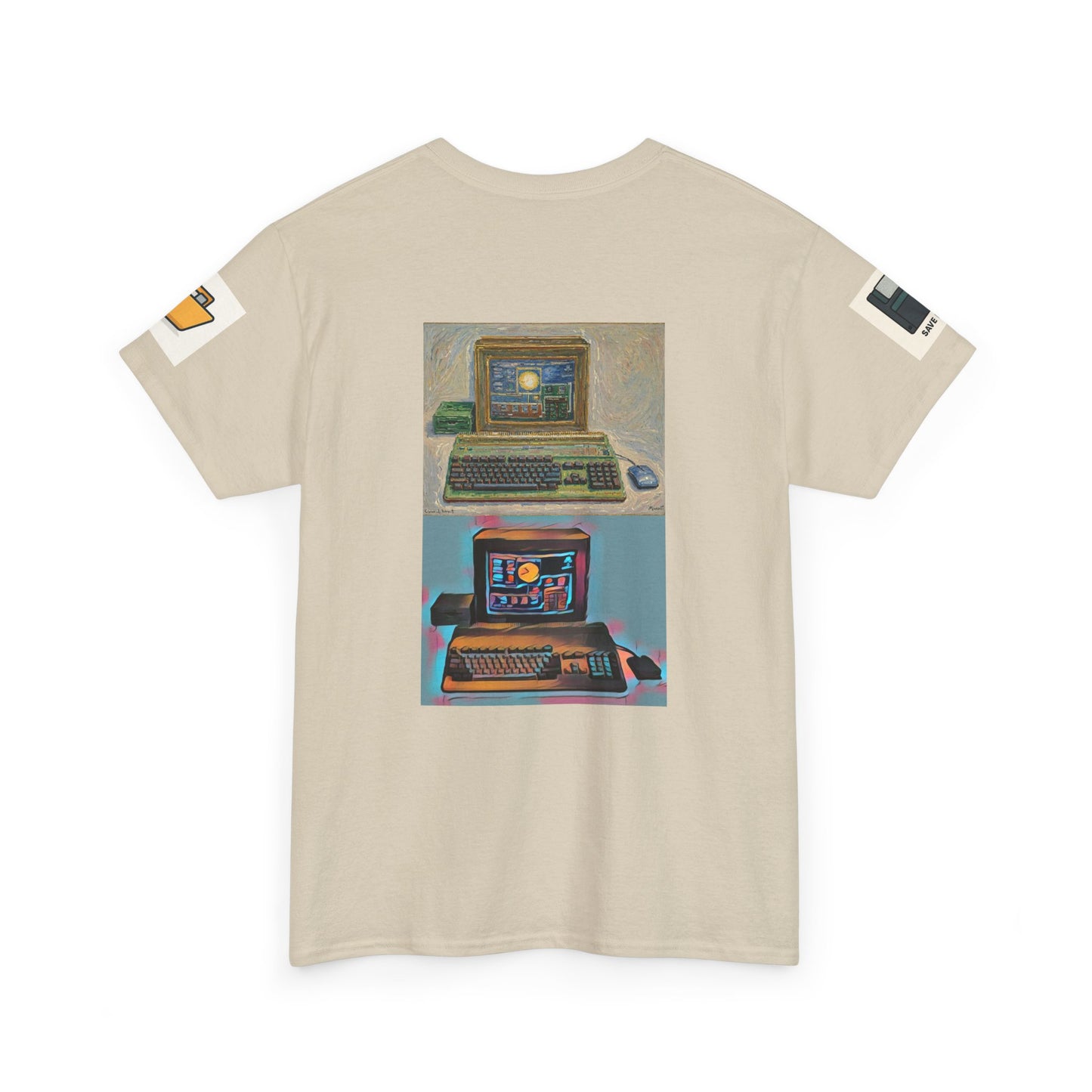 Retro Computer Tee — Vintage PC Graphic T‑Shirt for Tech Lovers