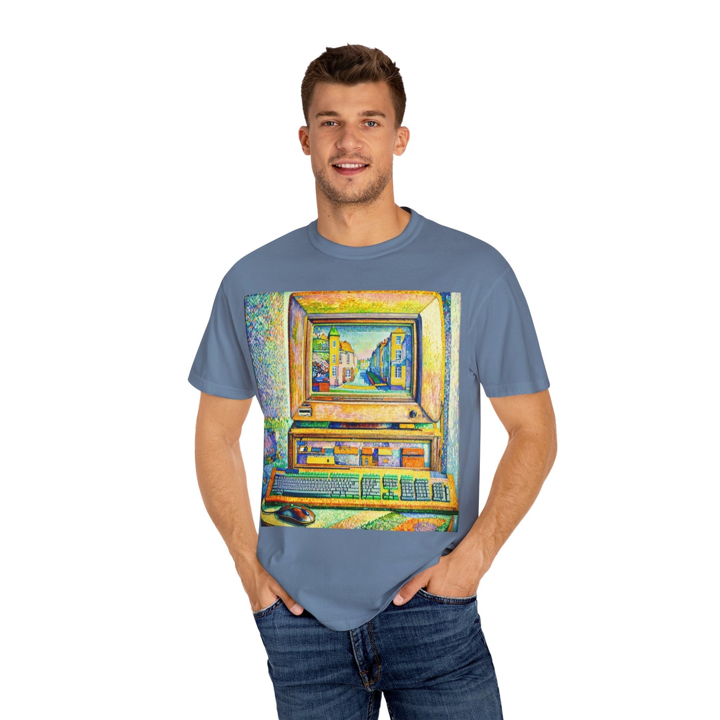 Classic business machine inspired T-Shirt  | Modern Art | Ideal for tech enthusiasts and collectors