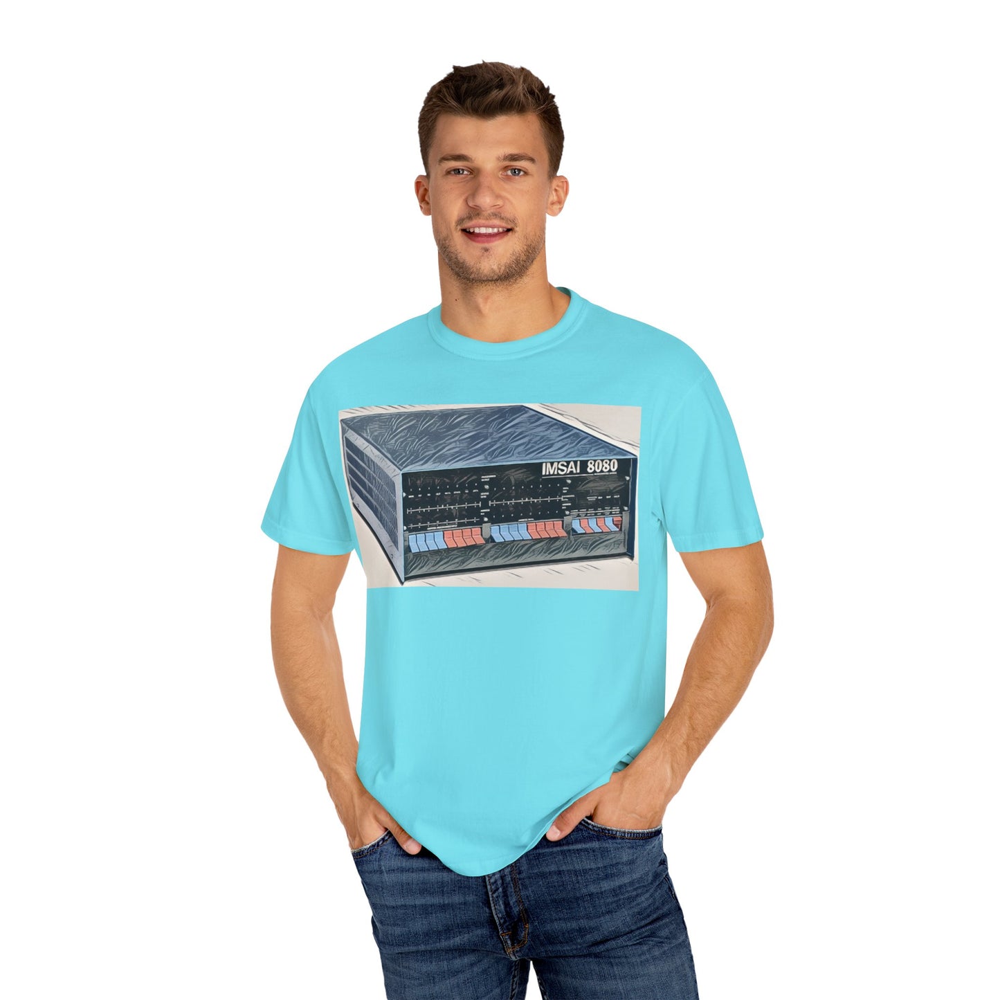 IMSAI 8080 Computer T-Shirt - Ink Art Limited Color