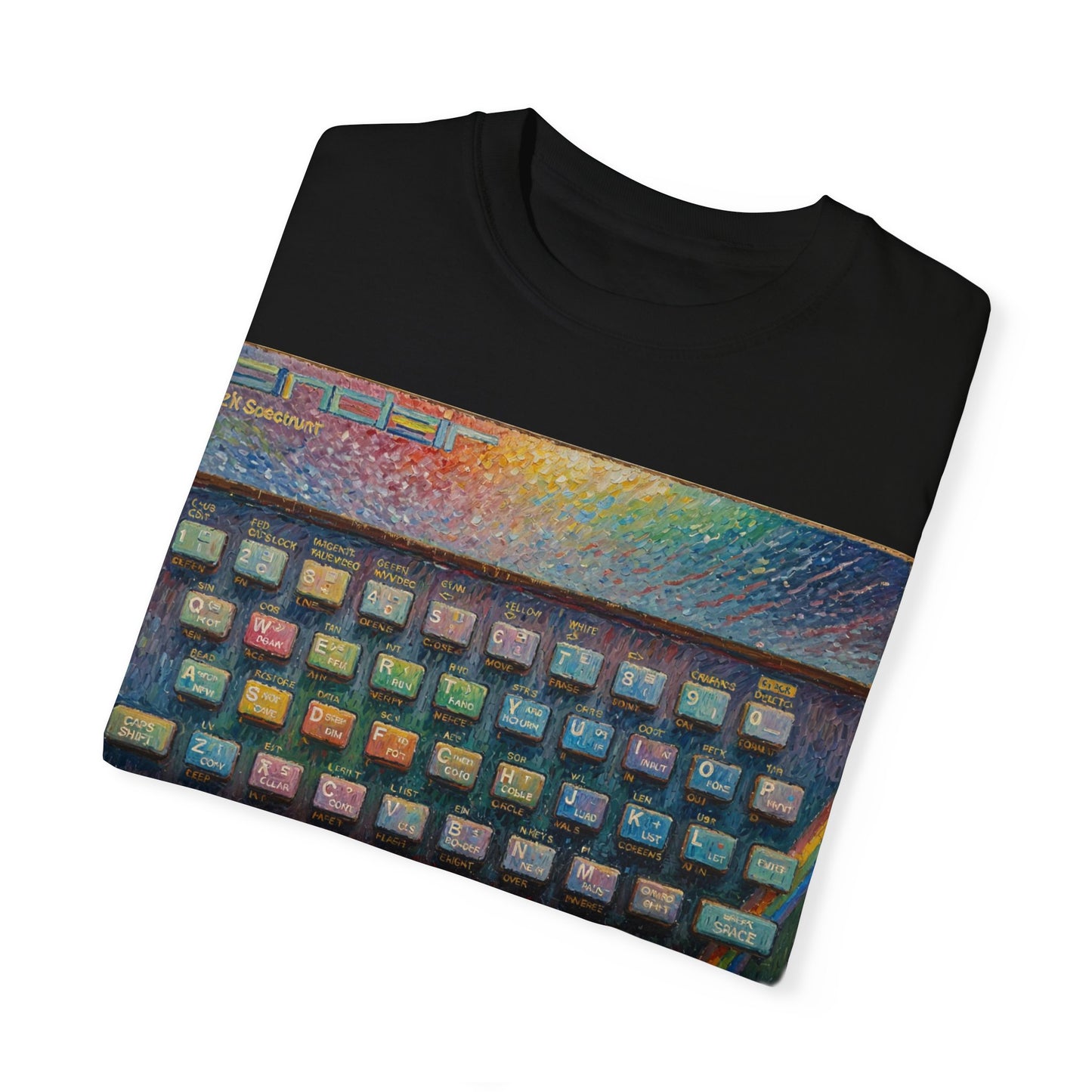 Sinclair Spectrum T-Shirt - Oil Paint Art Color
