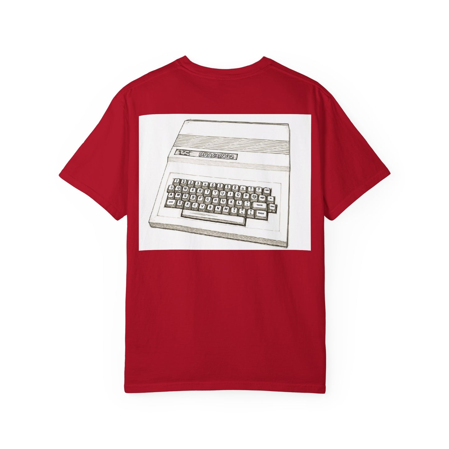 Dragon Computer Themed T-Shirt  | Modern Art | Ideal for tech enthusiasts and collectors