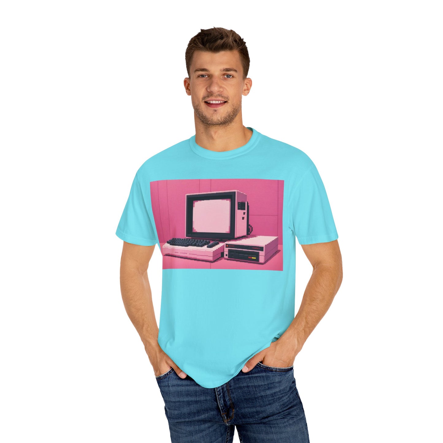Classic 8 Bit Home Entertainment System T-Shirt  | Pixel Art Color | Ideal for tech enthusiasts and collectors