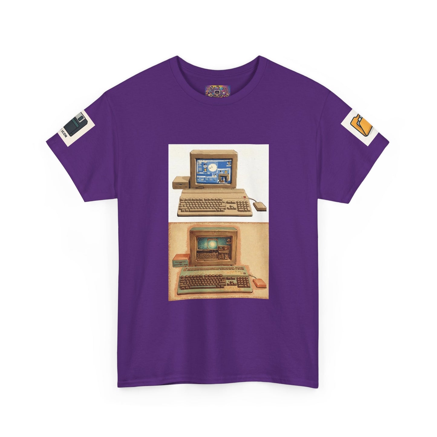 Retro Computer Tee — Vintage PC Graphic T‑Shirt for Tech Lovers