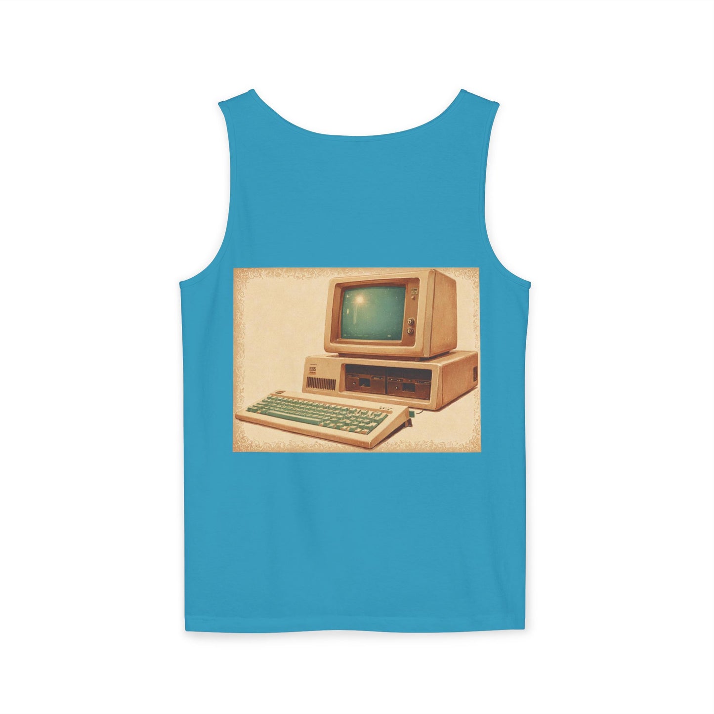 Classic PC Tank Top | Unisex Retro Graphic Tee for Tech Lovers, Summer Fashion, Gift for Nerds, Festival Wear, 80s Style