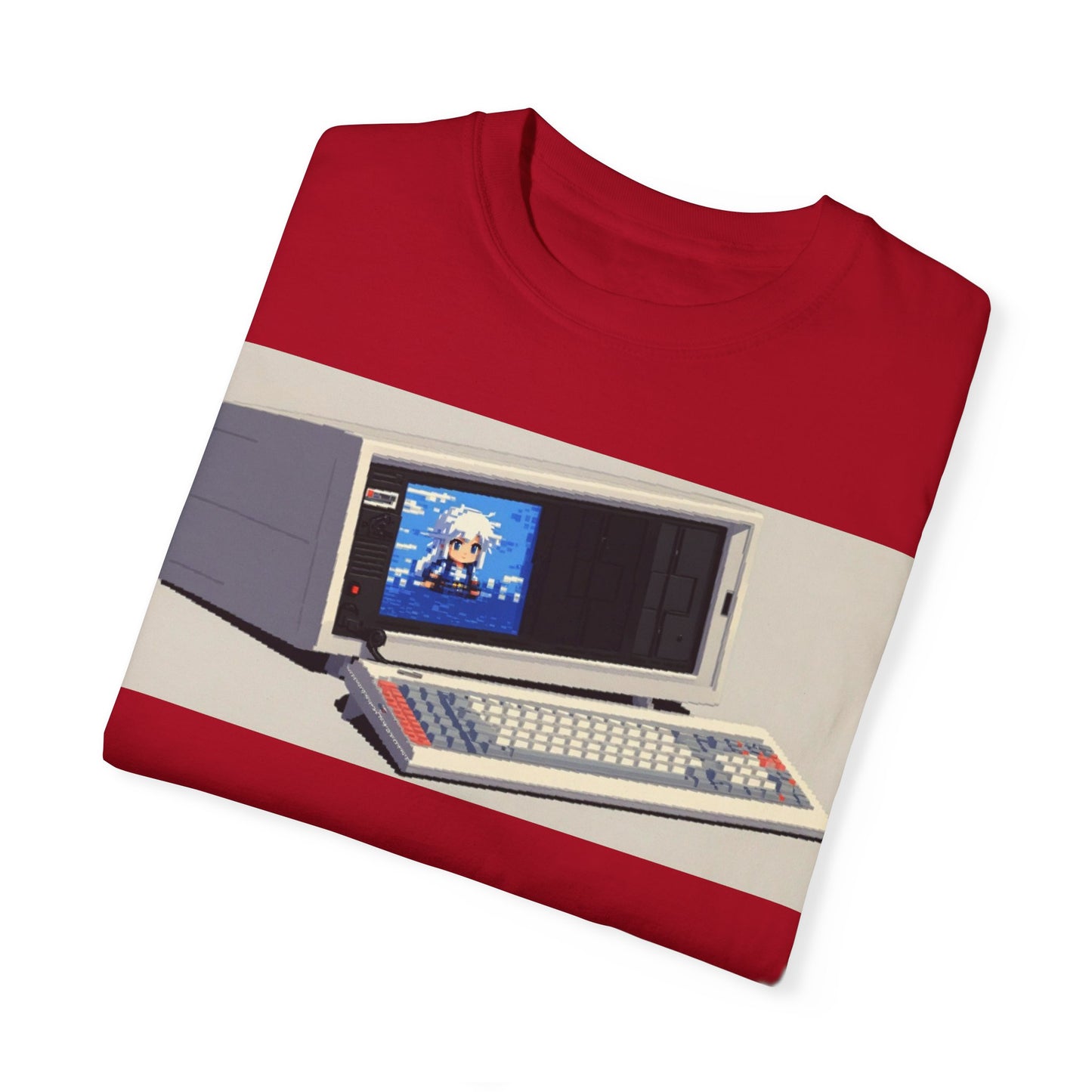 Classic Luggable PC T-Shirt - Pixel Art Color
