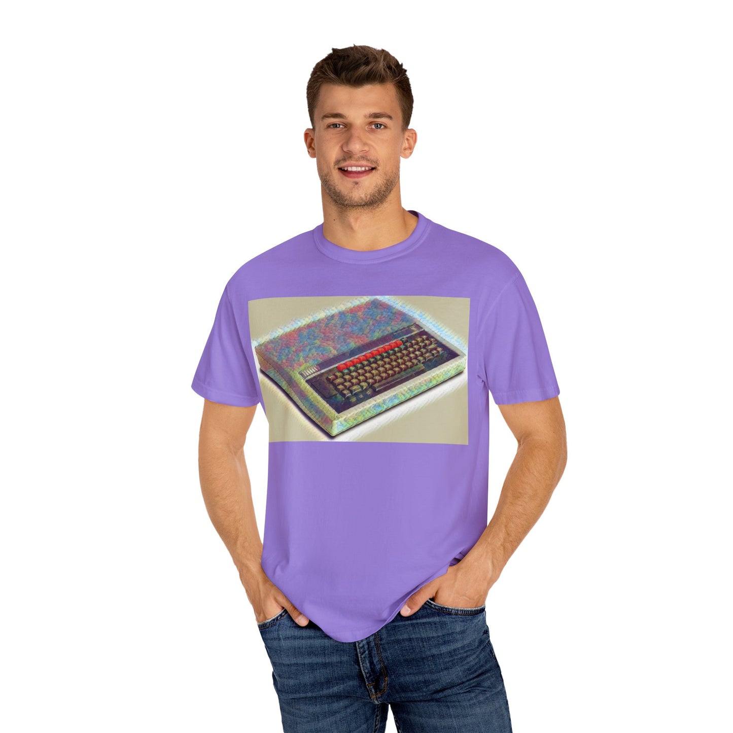 Classic Micro Computer T-Shirt - Paint Art Color