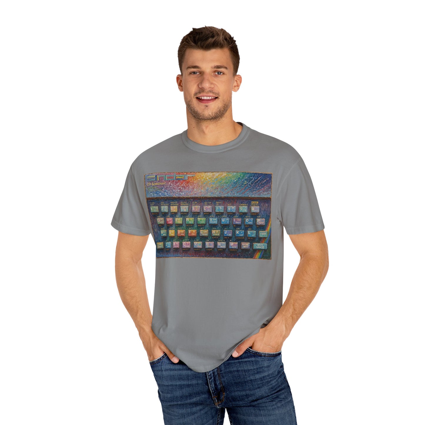Sinclair Spectrum T-Shirt - Oil Paint Art Color