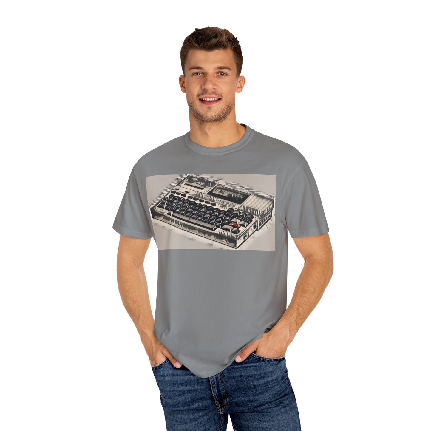 Classic Laptop Computer T-Shirt - Ink Art Limited Color