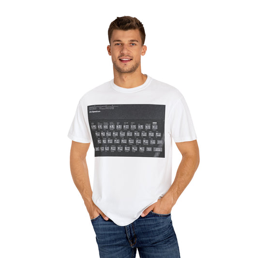 Sinclair Spectrum T-Shirt - Print Art Monochrome