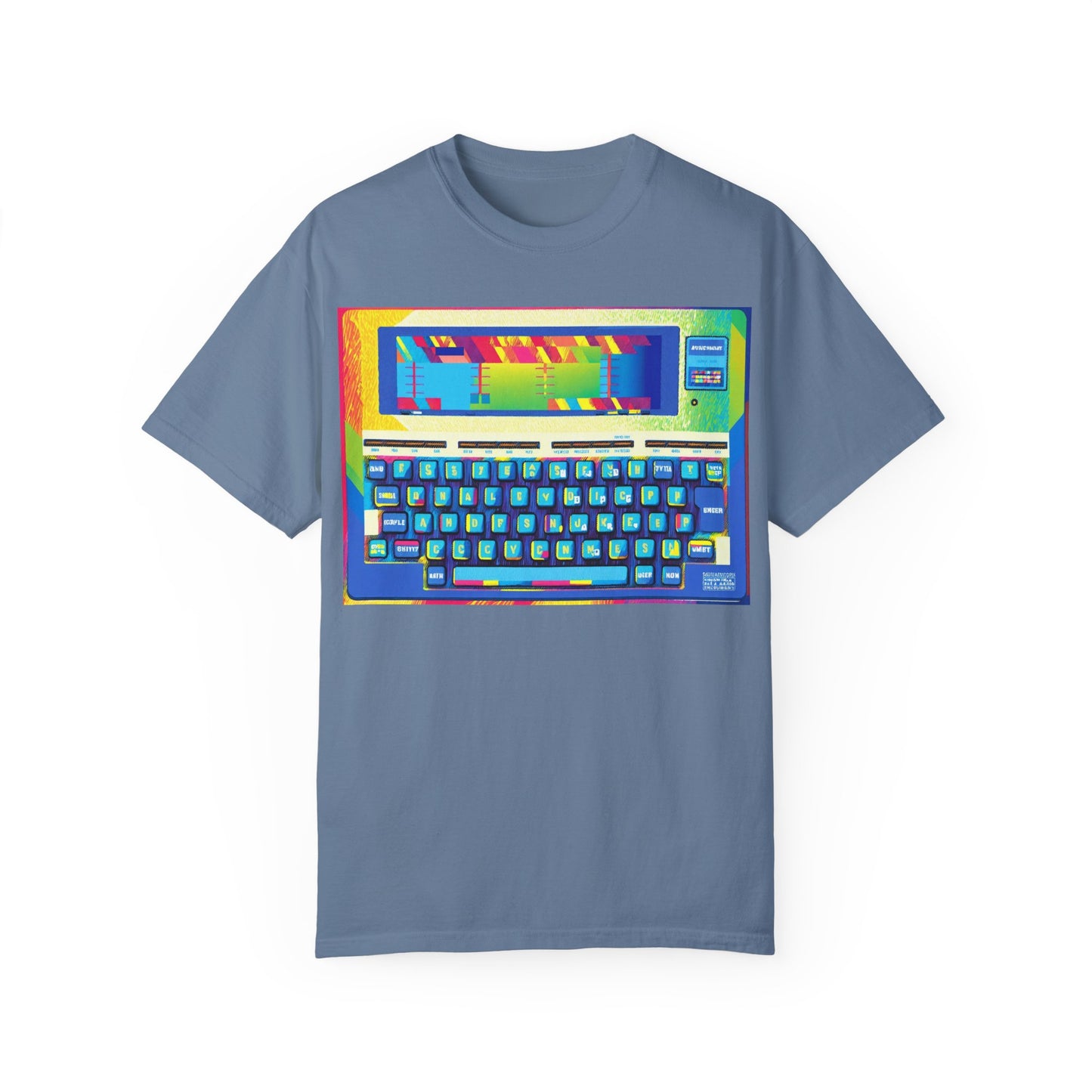 Classic Laptop PC T-Shirt - Print Art Multi-Color