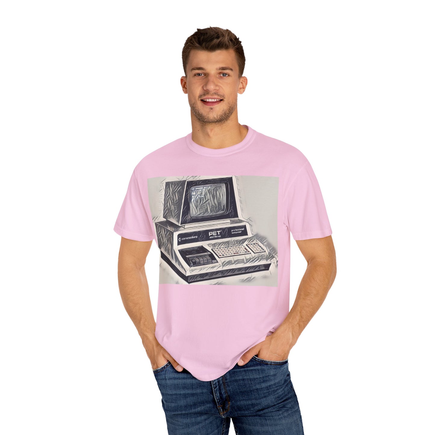 PET Computer T-Shirt - Ink Art Monochrome