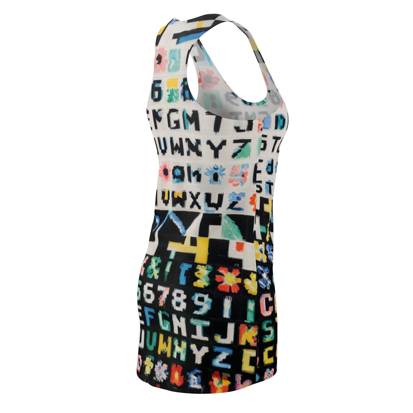 8 Bit Sprite Themed Women's Racerback Dress, Tech Lover Dress, Fun Party Dress, Summer Vibes Dress, Festival Outfit, Unique Gift