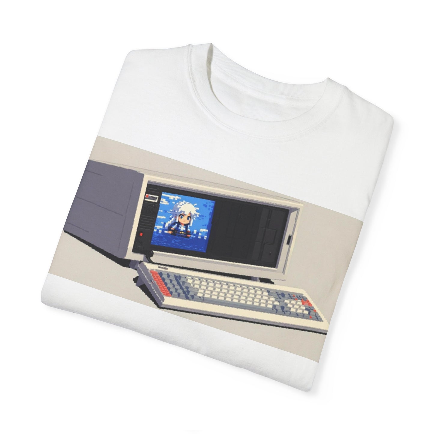 Classic Luggable PC T-Shirt - Pixel Art Color