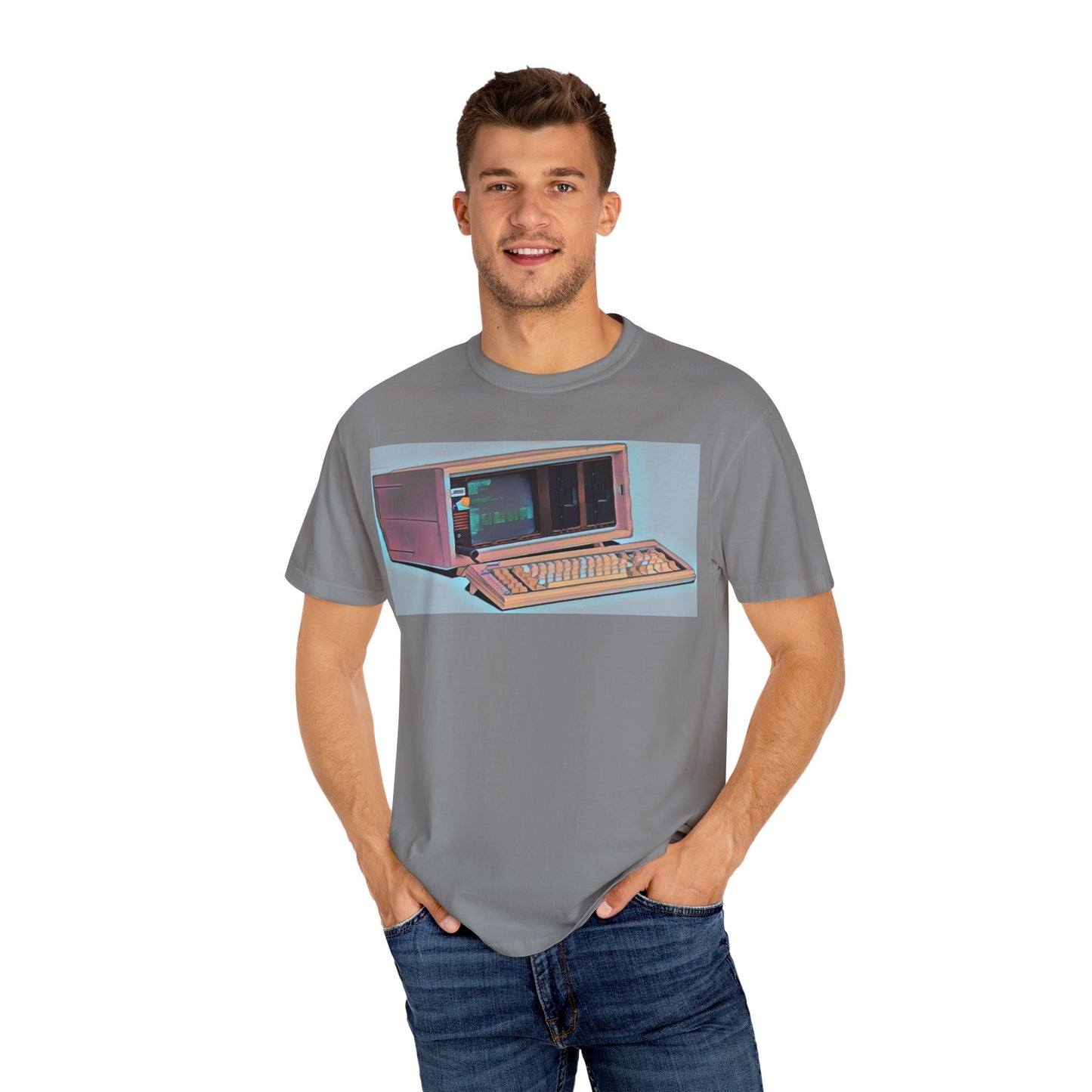 Classic Luggable PC T-Shirt - Modern Art Color