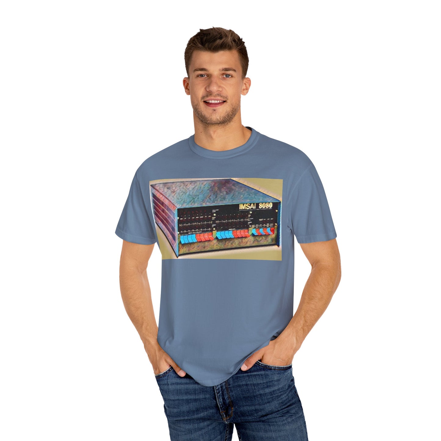 IMSAI 8080 Computer T-Shirt - Paint Art Color