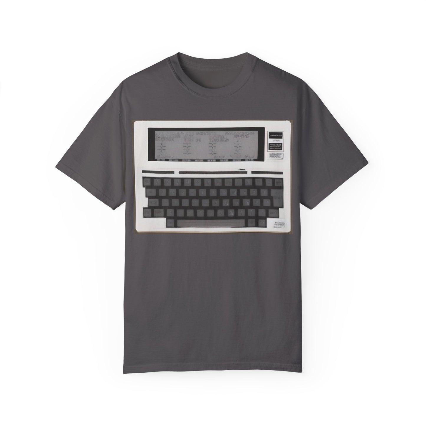 Classic Laptop PC T-Shirt - Print Art Monochrome