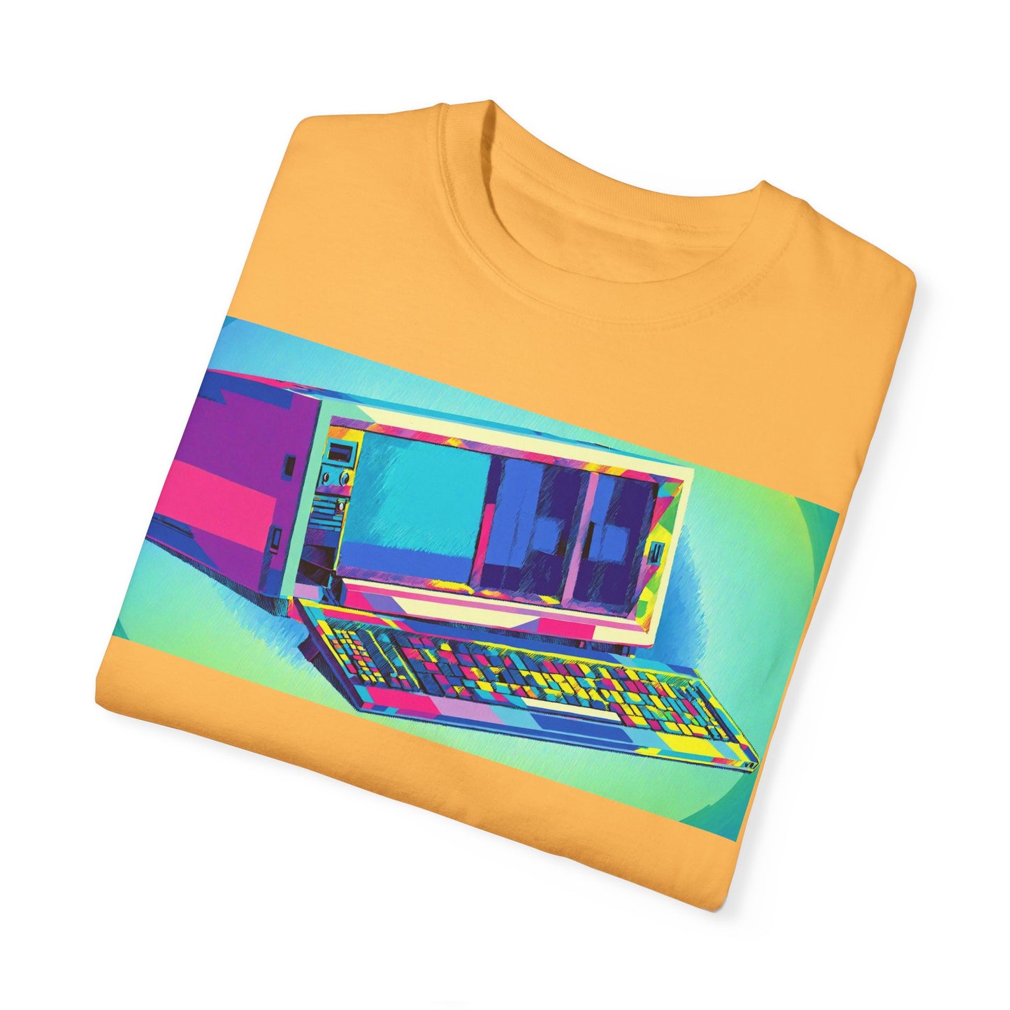 Classic Luggable PC T-Shirt - Print Art Multi-Color