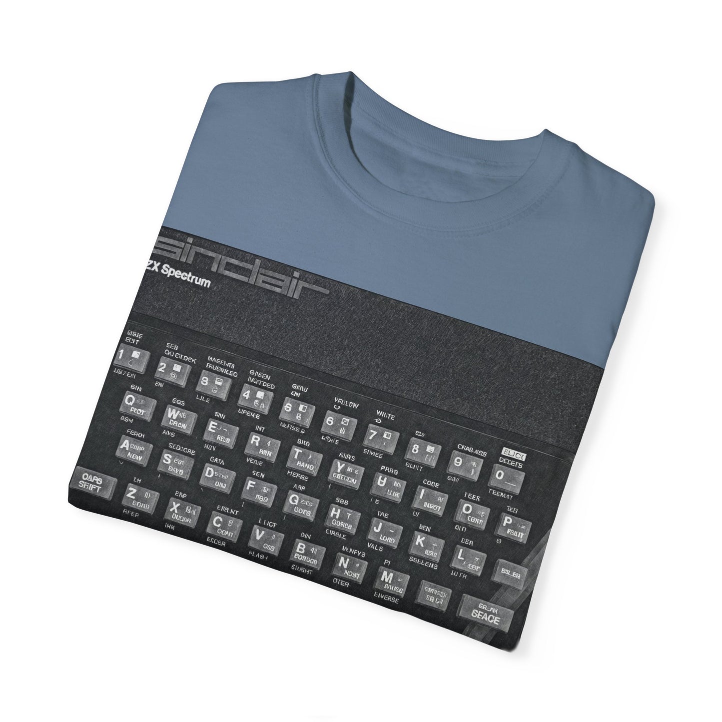 Sinclair Spectrum T-Shirt - Print Art Monochrome