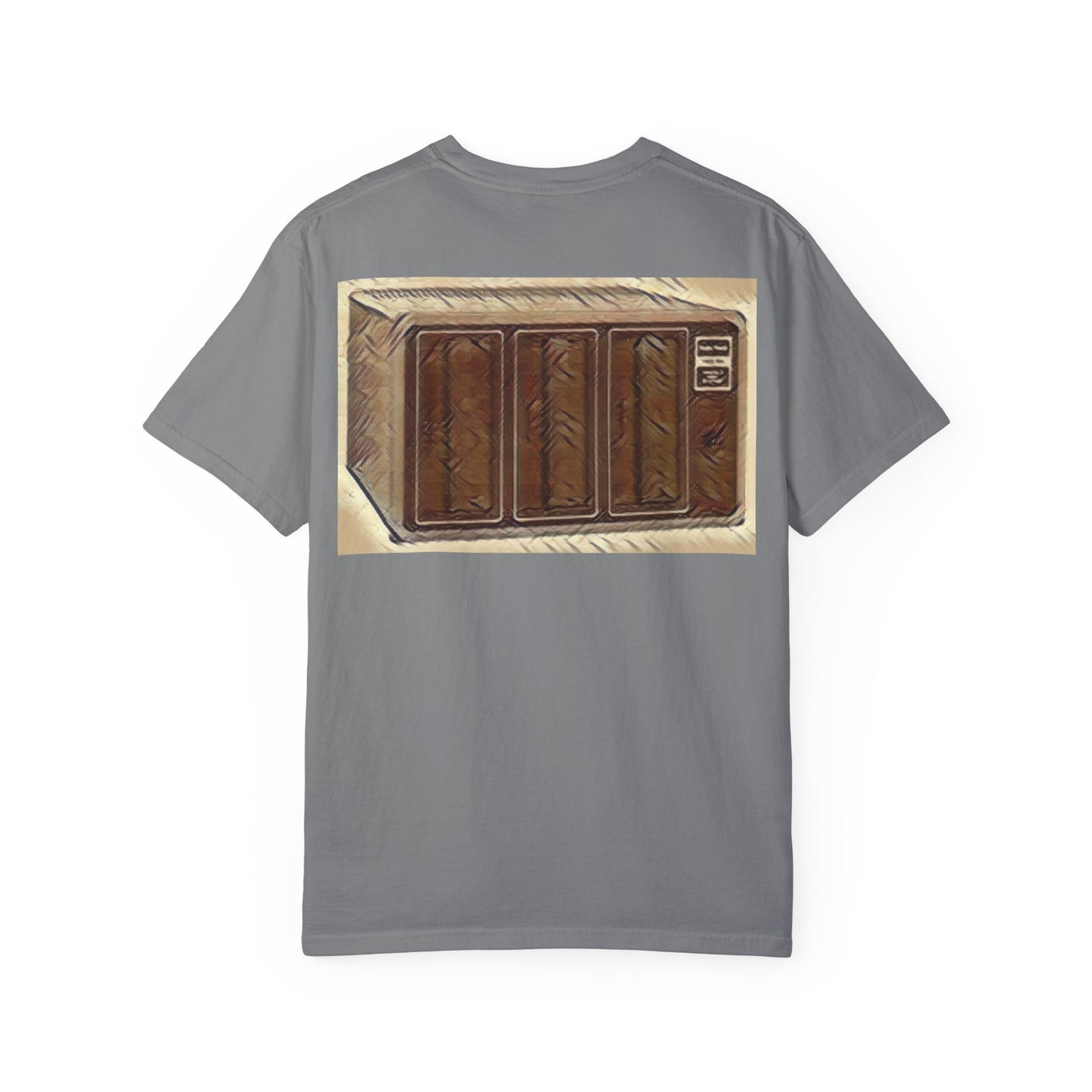 Classic Business Machine With Floppy Disk Bay T-Shirt - Mixed Art Sepia