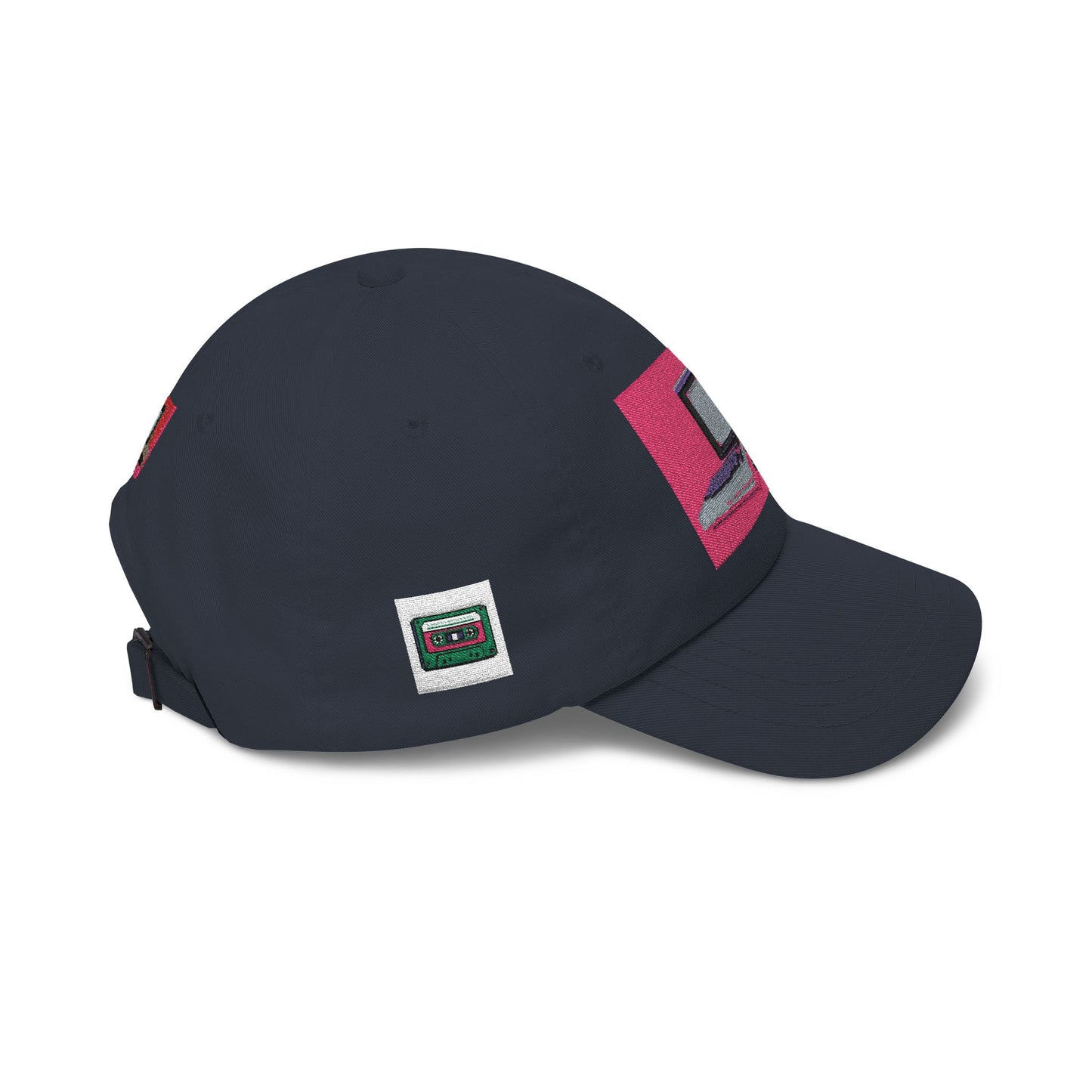 Game Controller Themed Computer Cap with Retro Red Winged Snake Logo - Vintage Athletic Baseball Hat