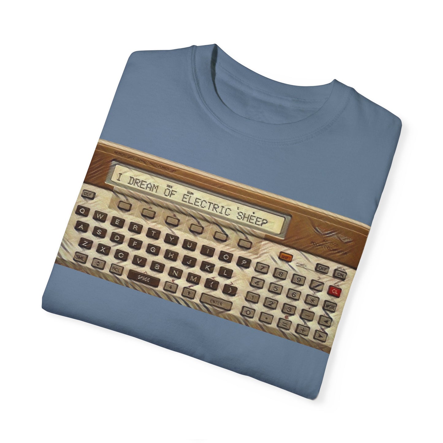 Pocket Computer T-Shirt "I dream of electric sheep..."