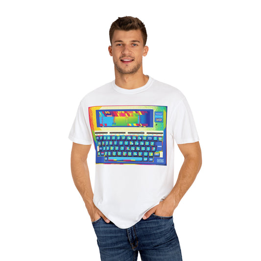 Classic Laptop PC T-Shirt - Print Art Multi-Color