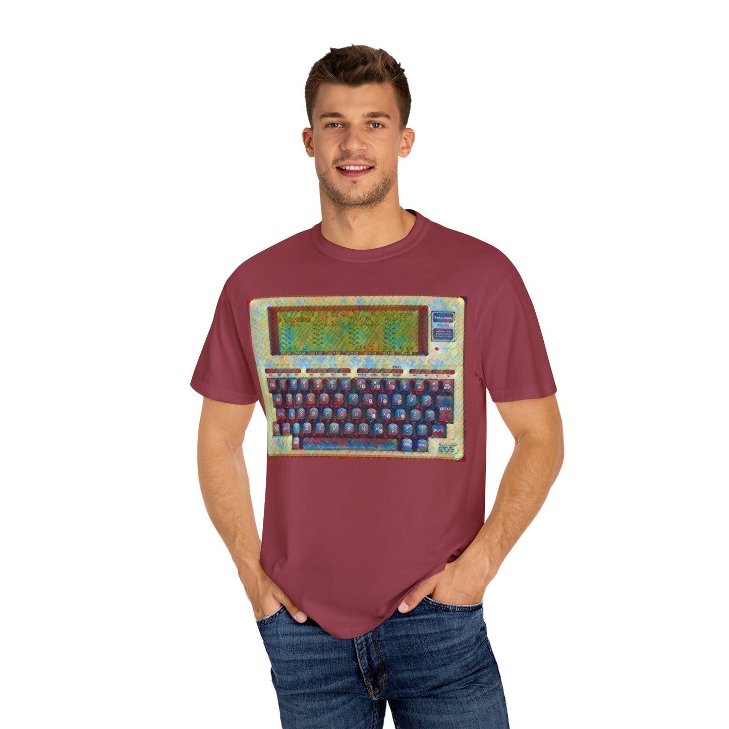 Classic Laptop PC T-Shirt - Paint Art Color