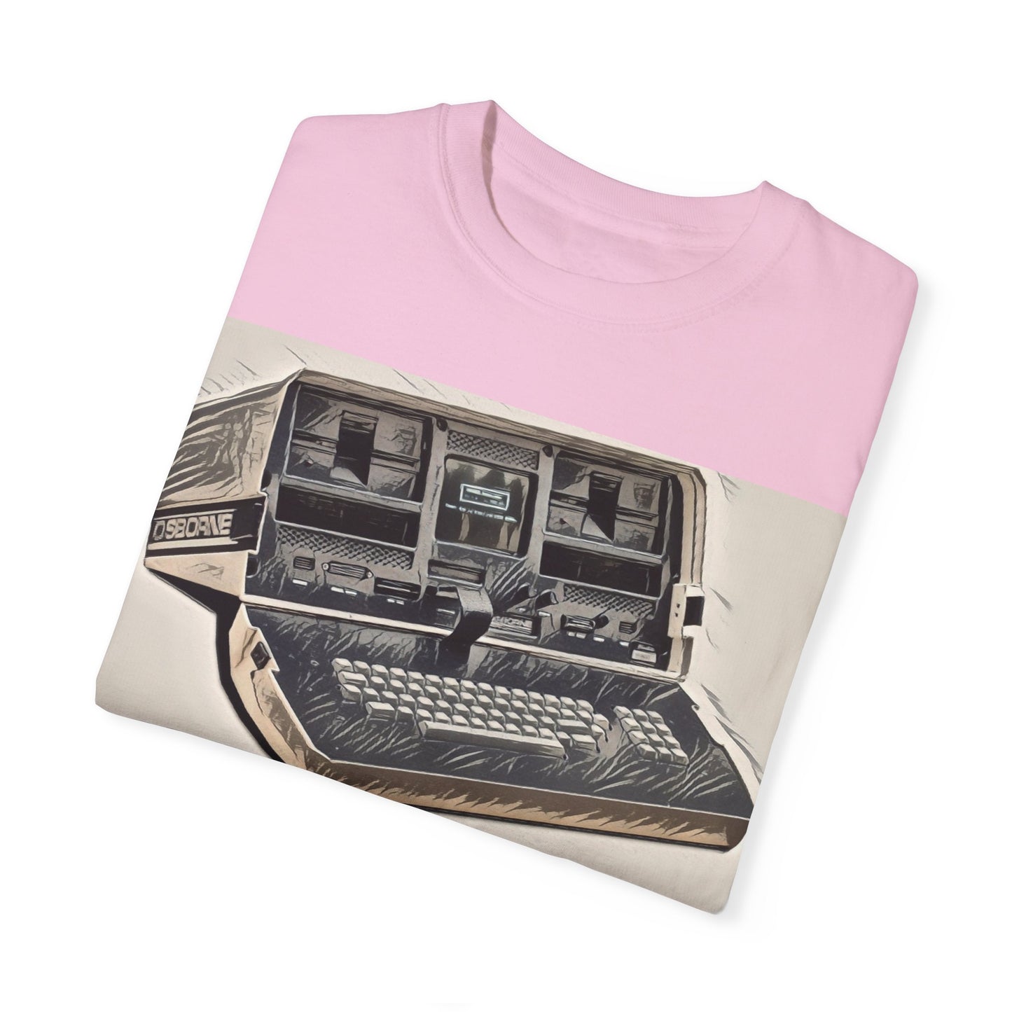 OSBORNE Computer T-Shirt - Ink Art Monochrome
