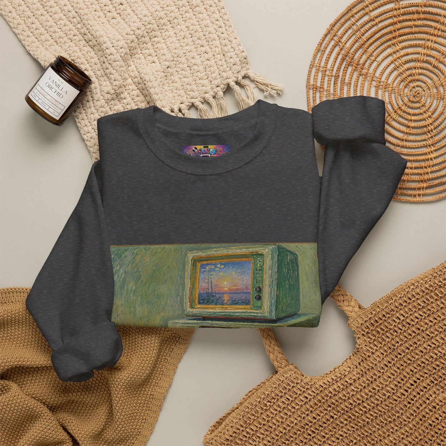 Classic PC Themed Crewneck Sweatshirt - 5150 Vintage PC Graphic