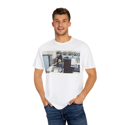 Classic Mainframe T-Shirt with control panel on back - Print Art Color