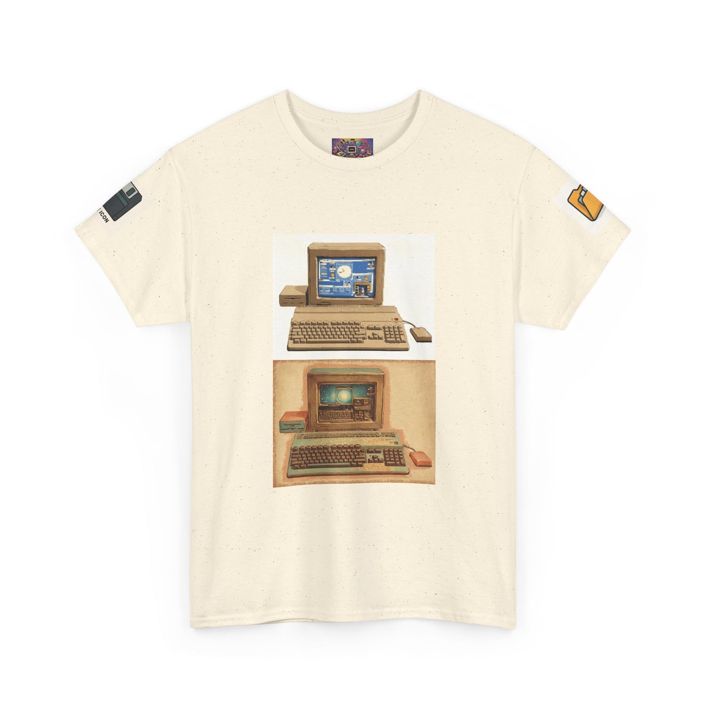 Retro Computer Tee — Vintage PC Graphic T‑Shirt for Tech Lovers