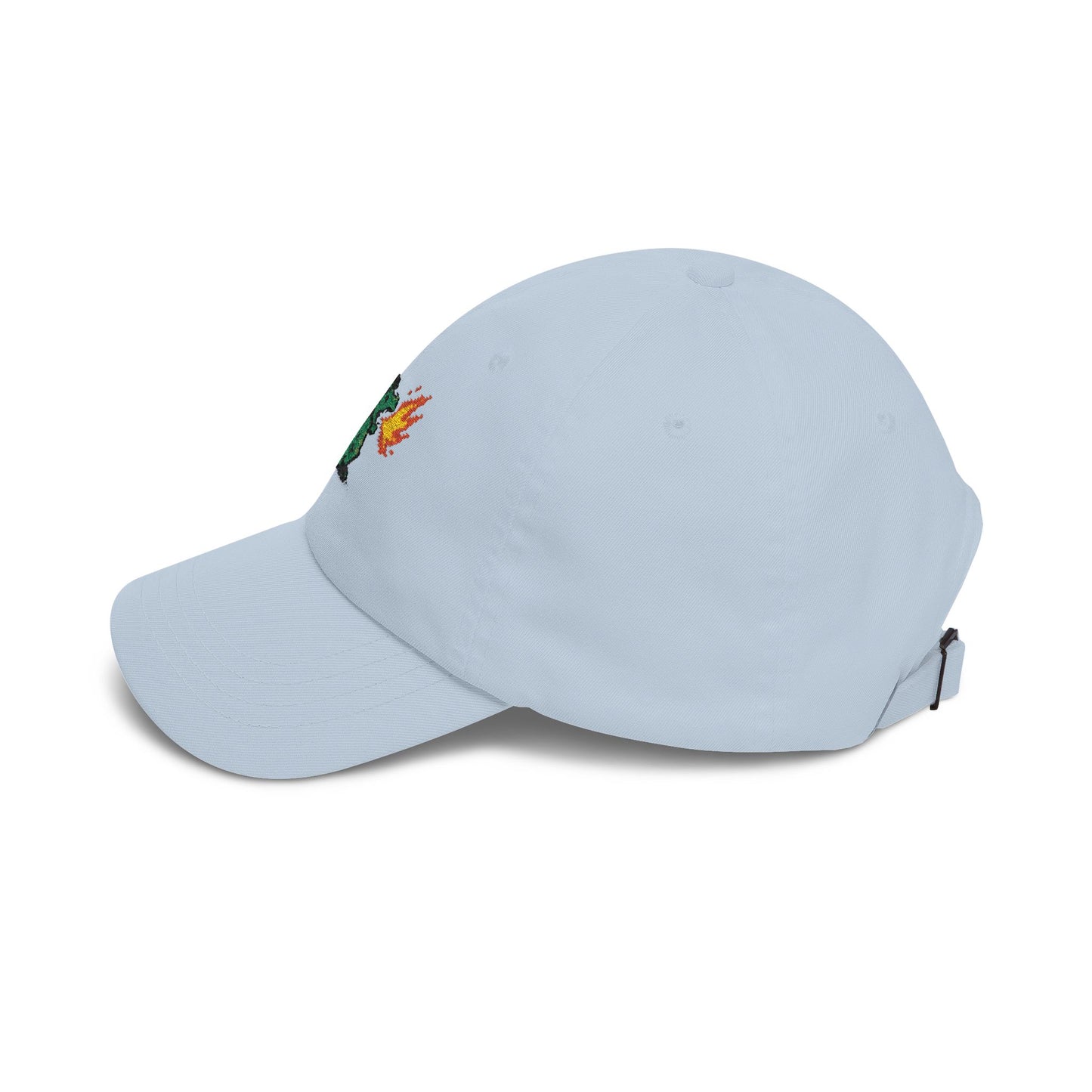Pixel Dragon Dad Cap — Retro Gaming Fire-Breathing Dragon Baseball Hat