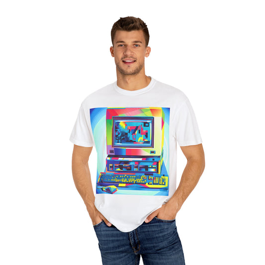 Classic business machine inspired T-Shirt  | Multi-Color Art | Ideal for tech enthusiasts and collectors