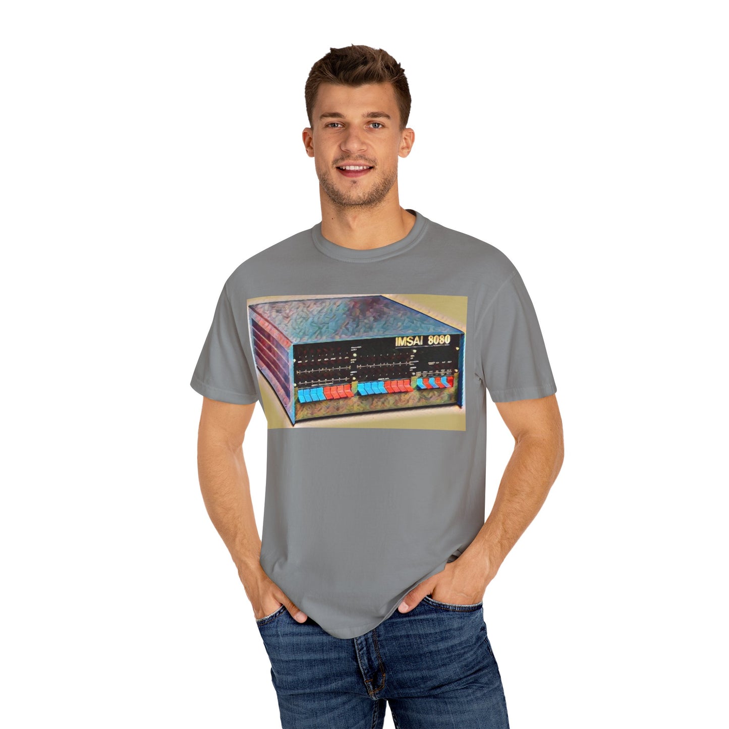 IMSAI 8080 Computer T-Shirt - Paint Art Color