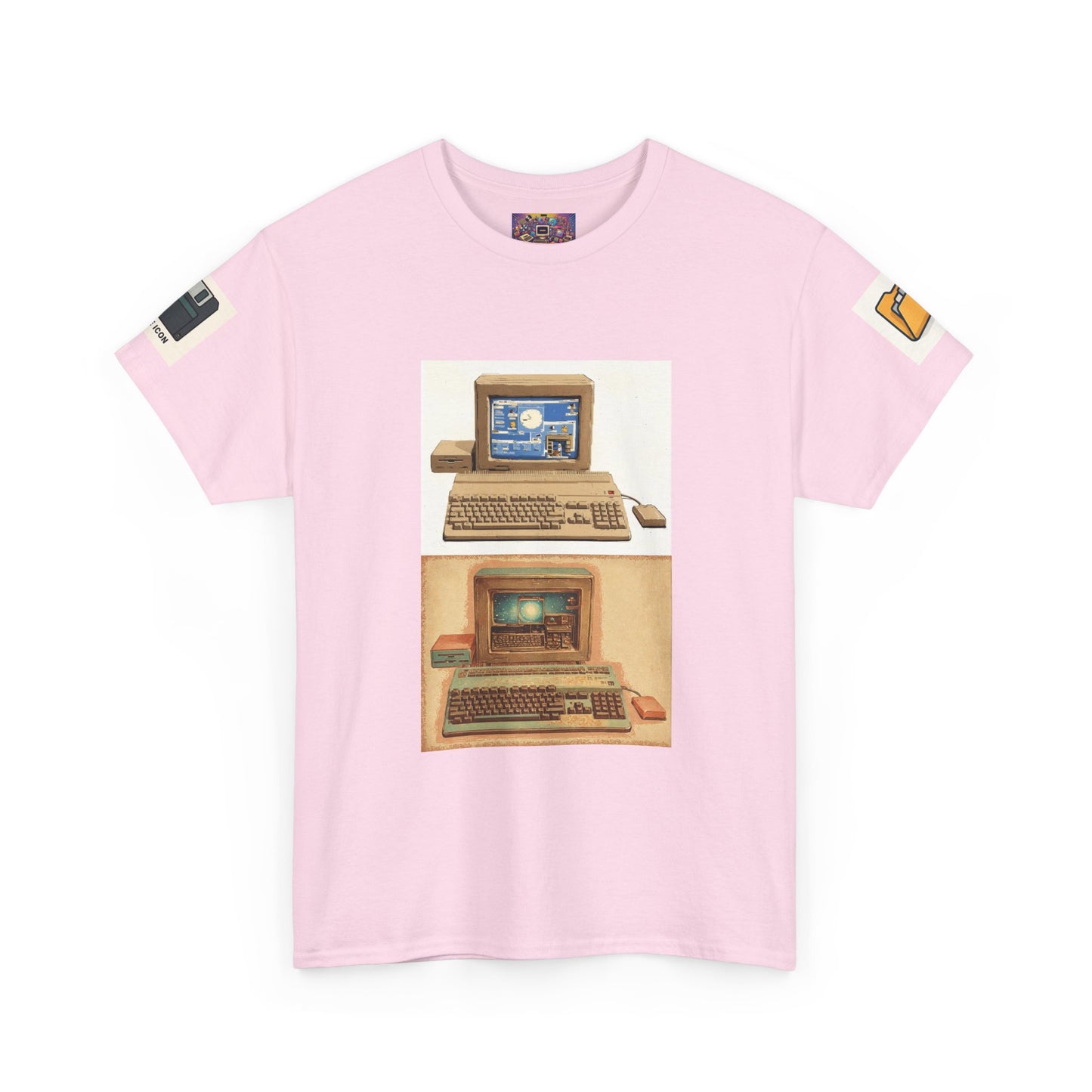 Retro Computer Tee — Vintage PC Graphic T‑Shirt for Tech Lovers