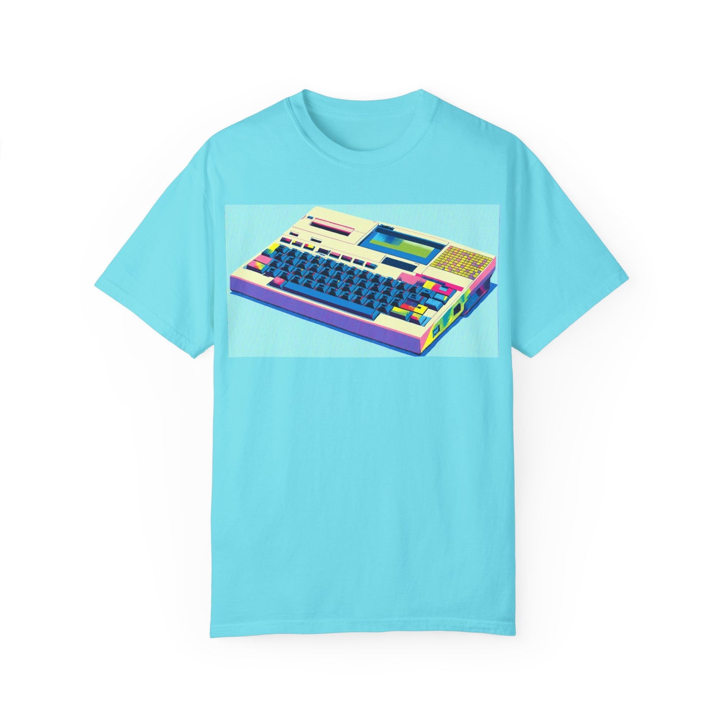 Classic Laptop Computer T-Shirt - Print Art Multi-Color