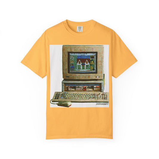Classic business machine inspired T-Shirt  | Oil Paint Art | Ideal for tech enthusiasts and collectors