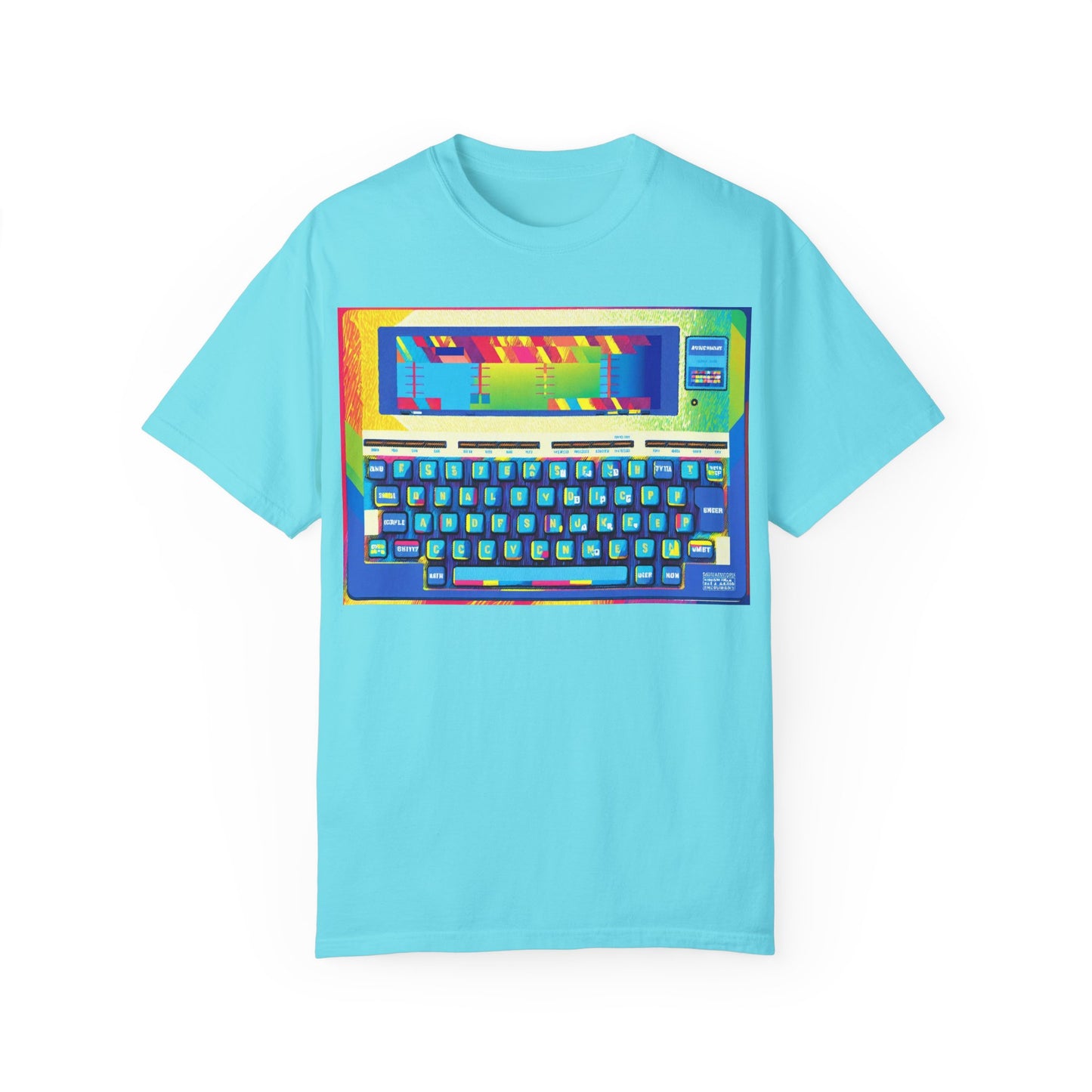Classic Laptop PC T-Shirt - Print Art Multi-Color