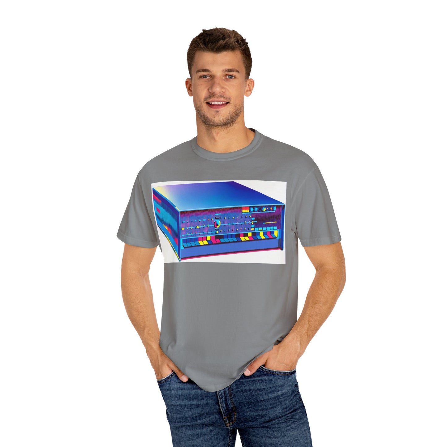 IMSAI 8080 Computer T-Shirt - Modern Art Multi-Color