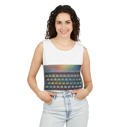 SINCLAIR ZX Spectrum Inspired Tank Top | Unisex Retro Graphic Tee for Tech Lovers, Summer Fashion, Gift for Nerds, Festival Wear, 80s Style