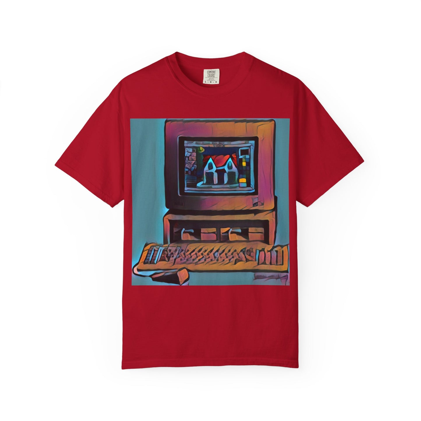 Classic business machine inspired T-Shirt  | Color Print Art | Ideal for tech enthusiasts and collectors