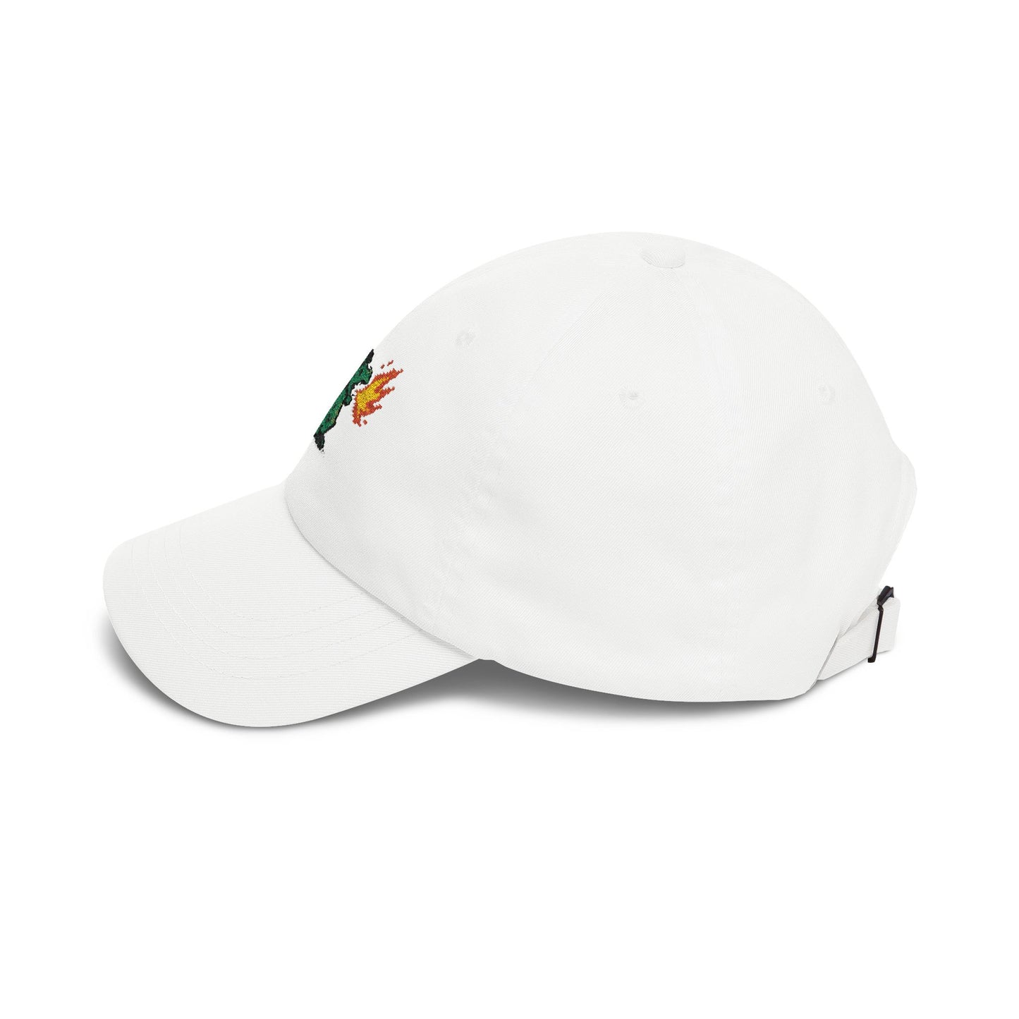 Pixel Dragon Dad Cap — Retro Gaming Fire-Breathing Dragon Baseball Hat