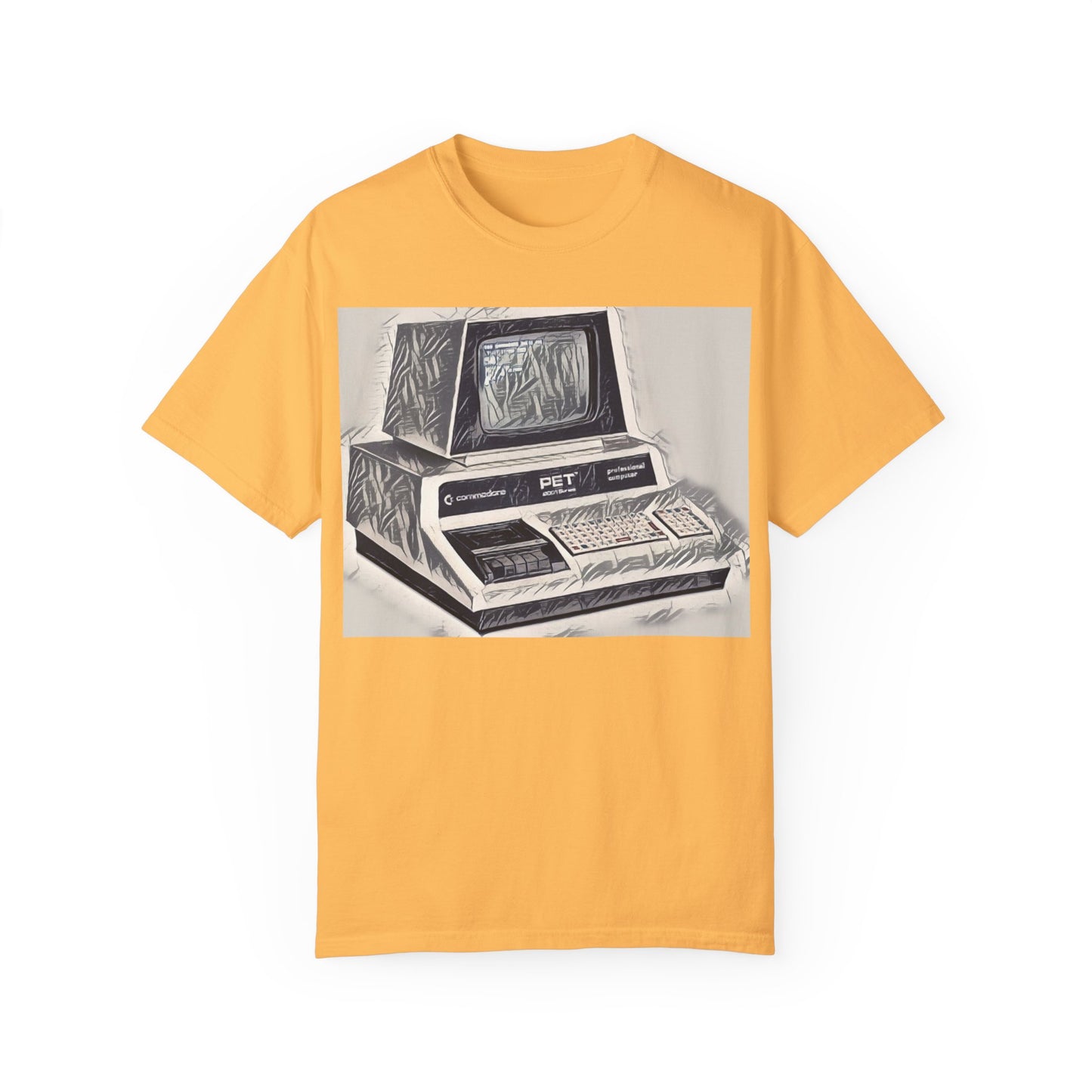 PET Computer T-Shirt - Ink Art Monochrome